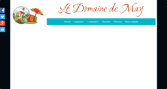 Desktop Screenshot of domainedemay.fr